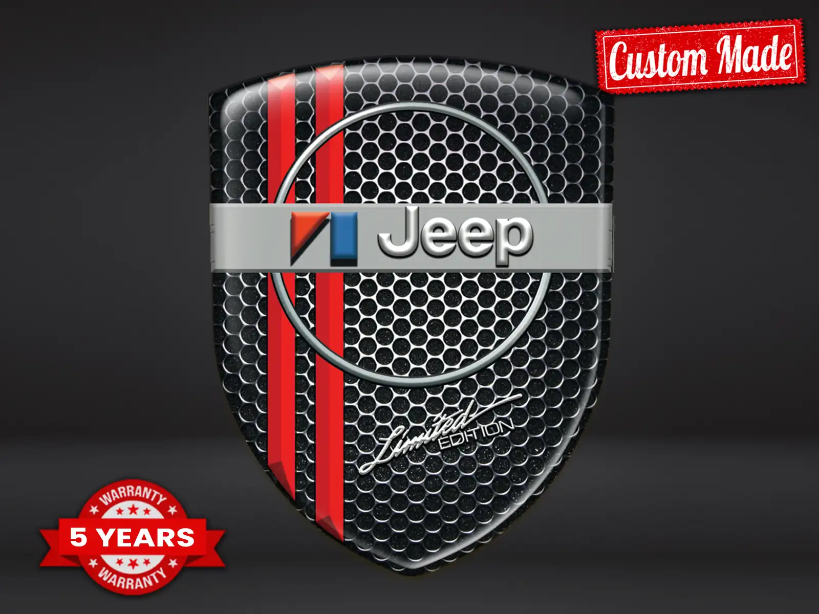 Jeep Adesivo Striscione Auto Durevole Qualità Professionale